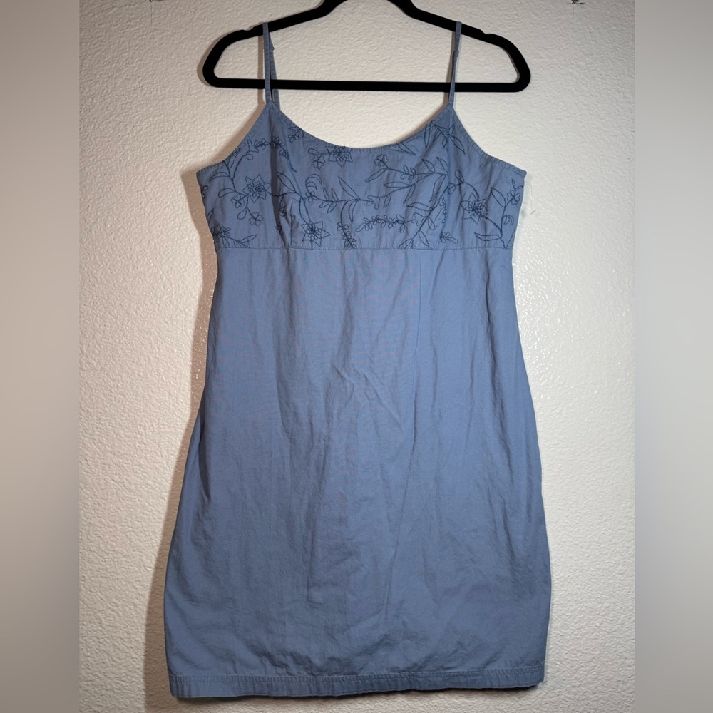 New York & Company Light Blue Summer Tank Dress
